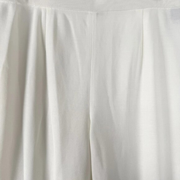 Misook Pull On Ankle Pants Womens 3X White Acrylic Polyester NWT PT-2367 - Picture 3 of 8